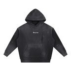 Vintage Washed Frayed Fleece Superhot Logo Hoodie