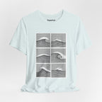 Light Colors Breaking Waves T-Shirt — Unisex