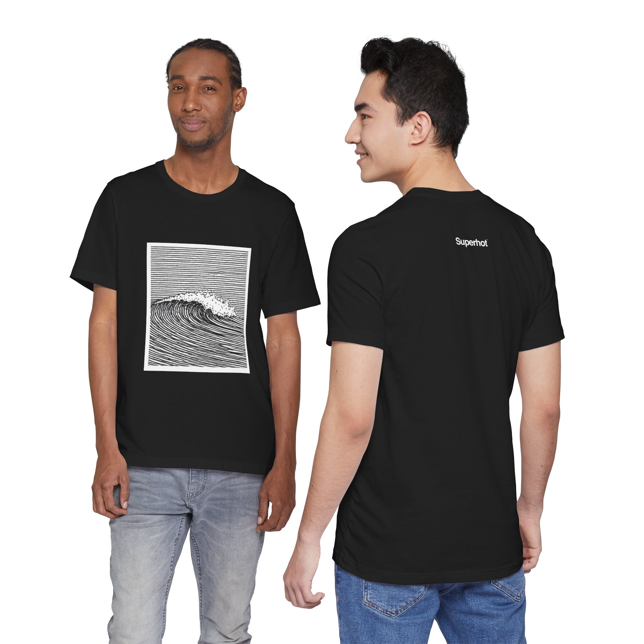 Breaking Wave Graphic T-Shirt — Unisex