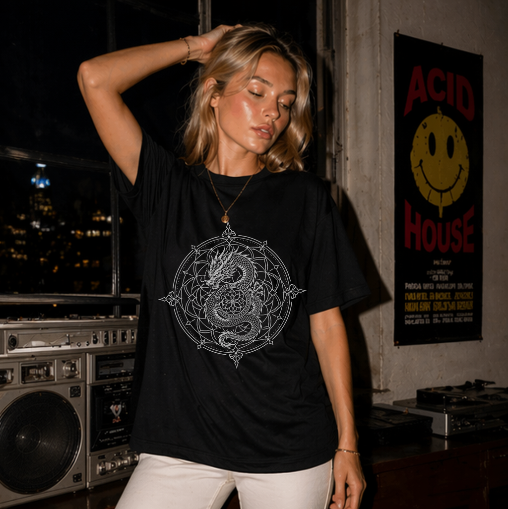 Dragon Mandala T-Shirt - Unisex