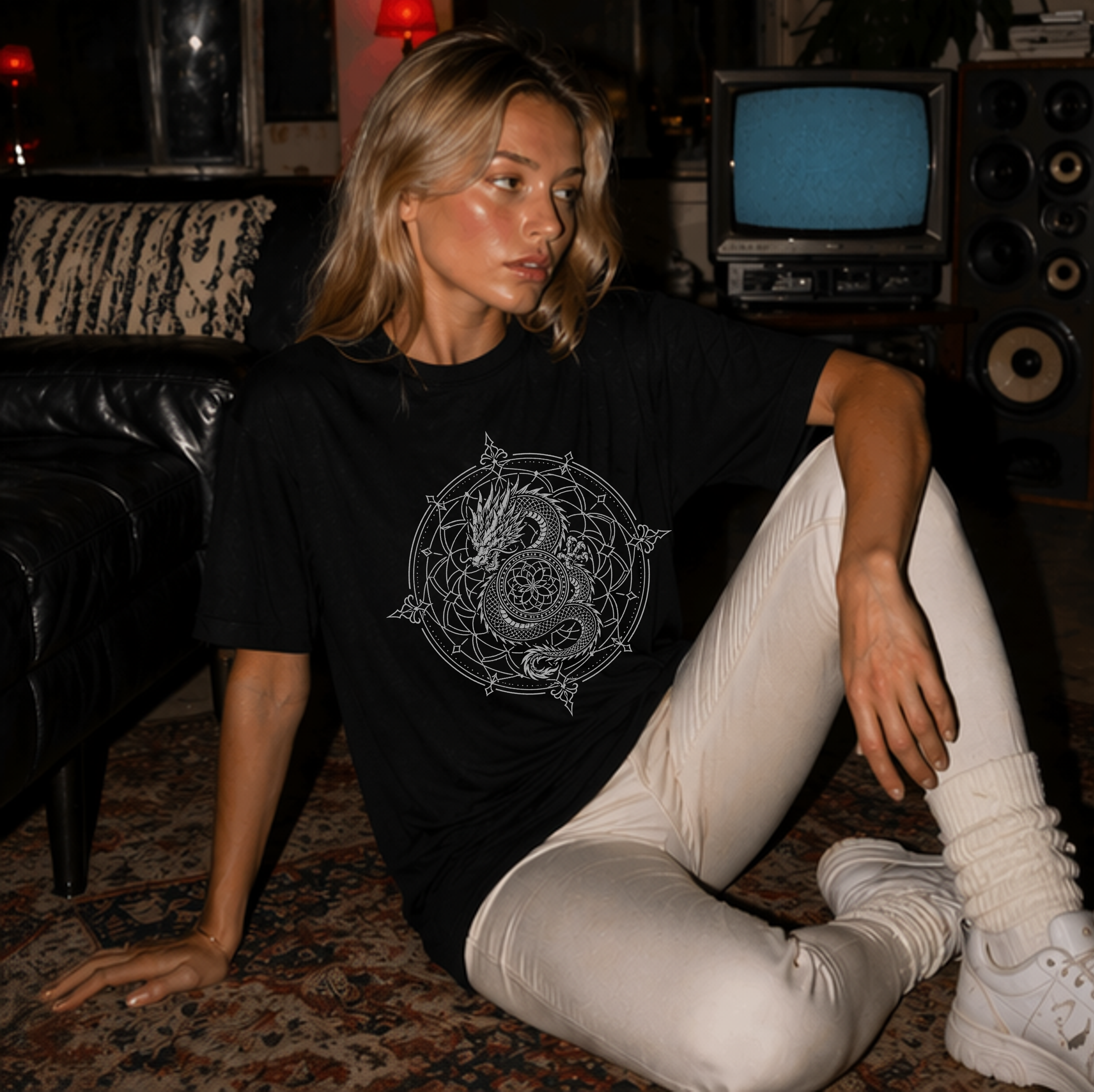Dragon Mandala T-Shirt - Unisex