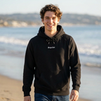 Superhot Logo Classic Black Hoodie — Minimal Everyday Pullover