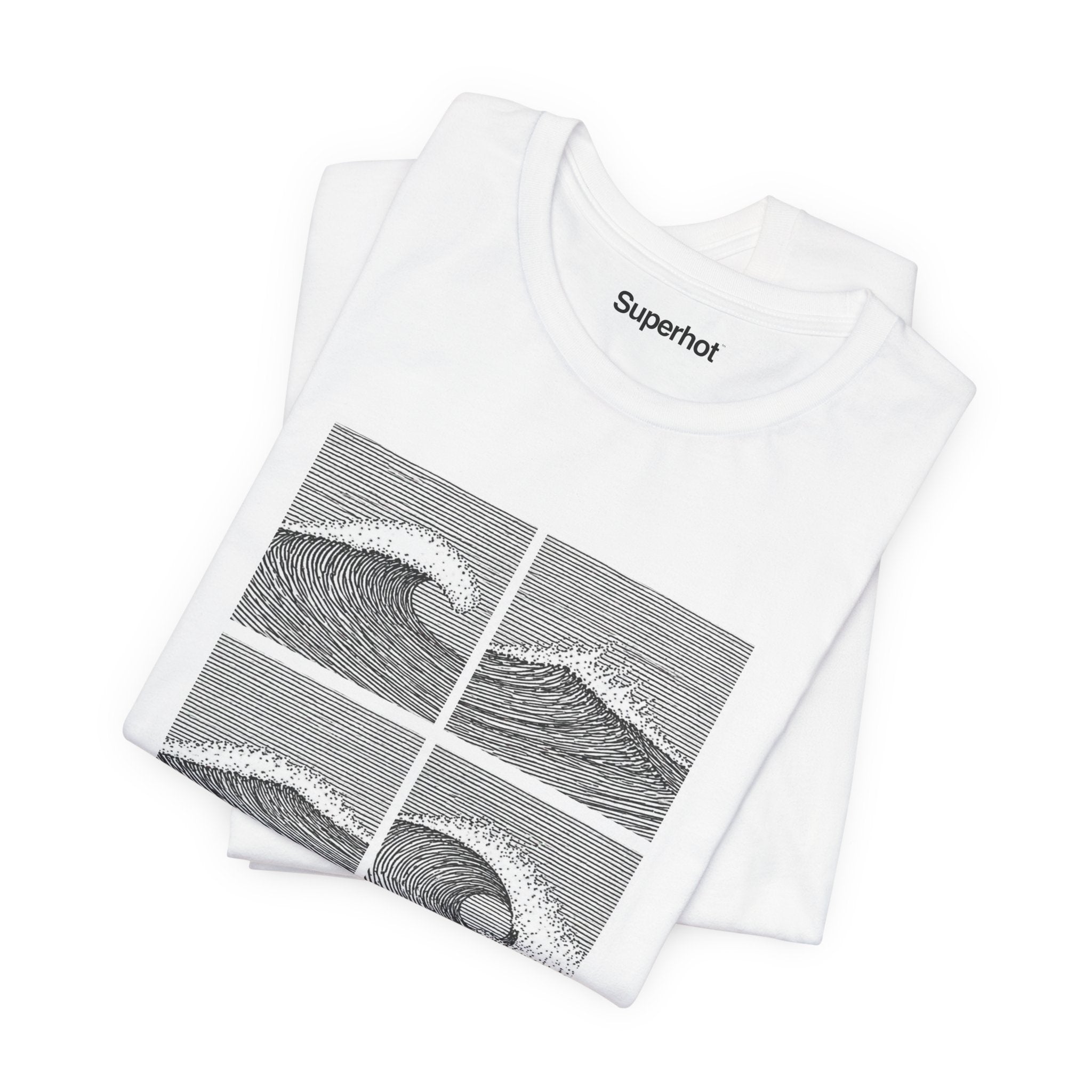 Light Colors Breaking Waves T-Shirt — Unisex
