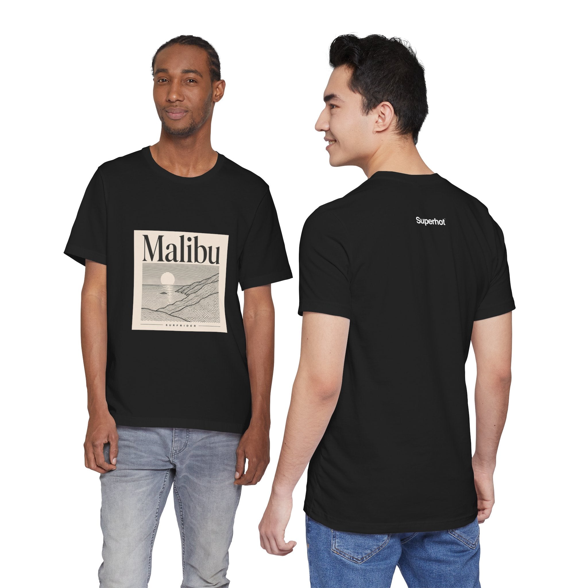 Malibu Surfrider Beach T-Shirt — Unisex