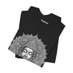 Buddha Head Mandala T-Shirt — Unisex Zen Buddha Graphic Tee