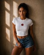 Women's Cherry Kiss Baby Tee