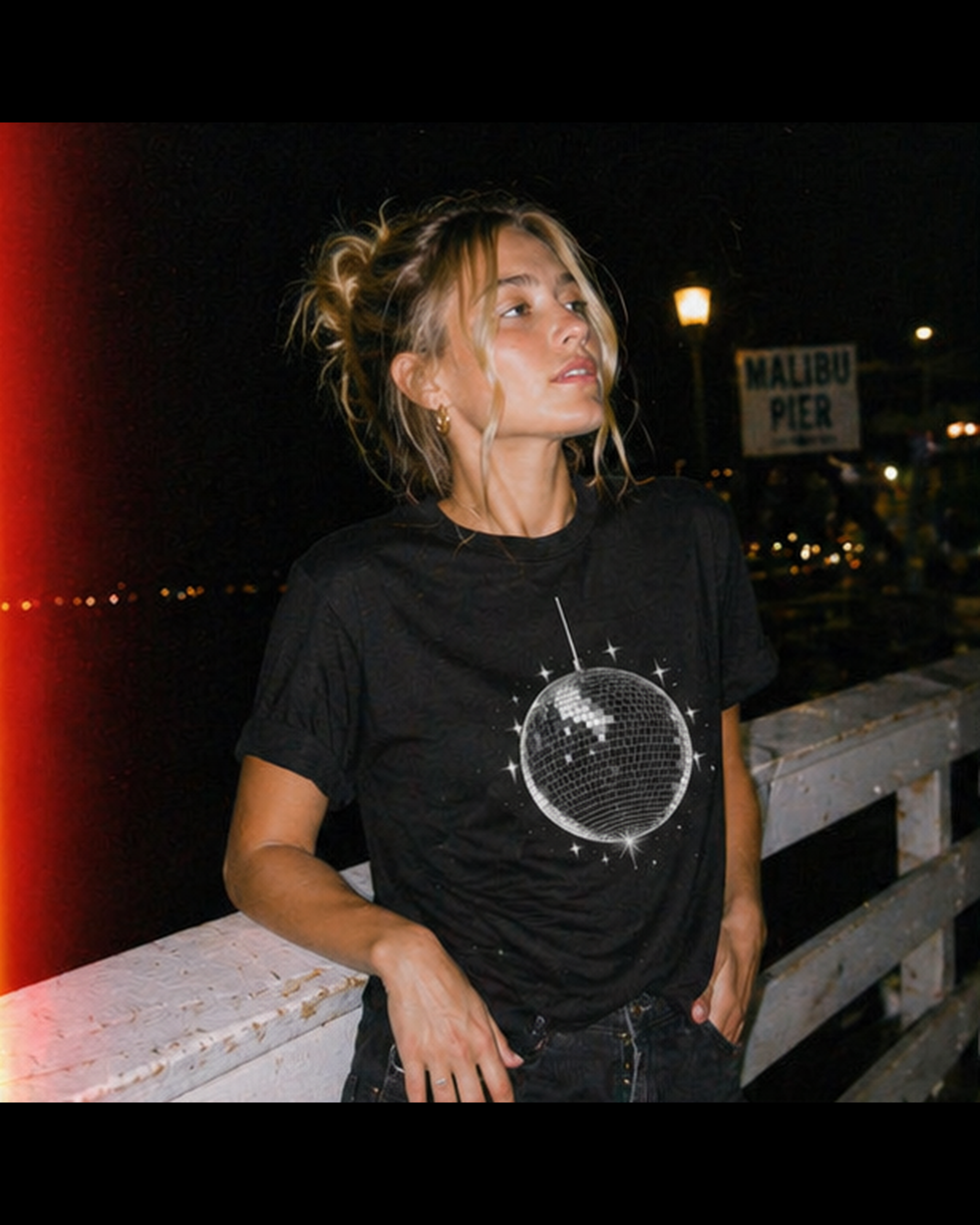 Vintage Washed Disco Ball Tee - Unisex T-Shirt