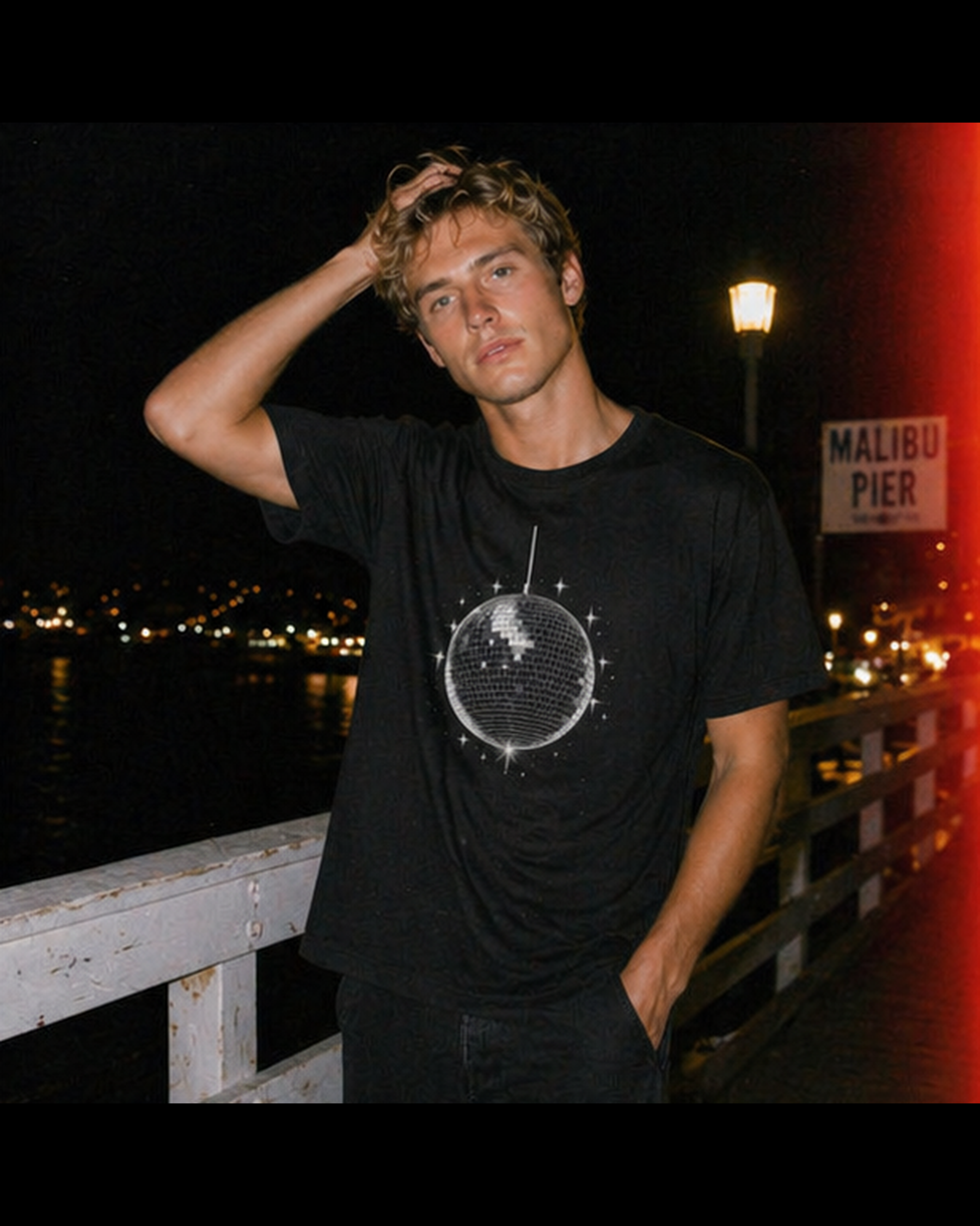Vintage Washed Disco Ball Tee - Unisex T-Shirt