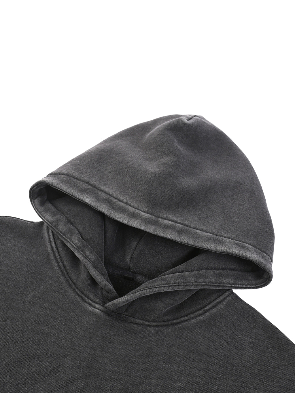 Snow Washed Fleece Oversize Superhot Logo Hoodie