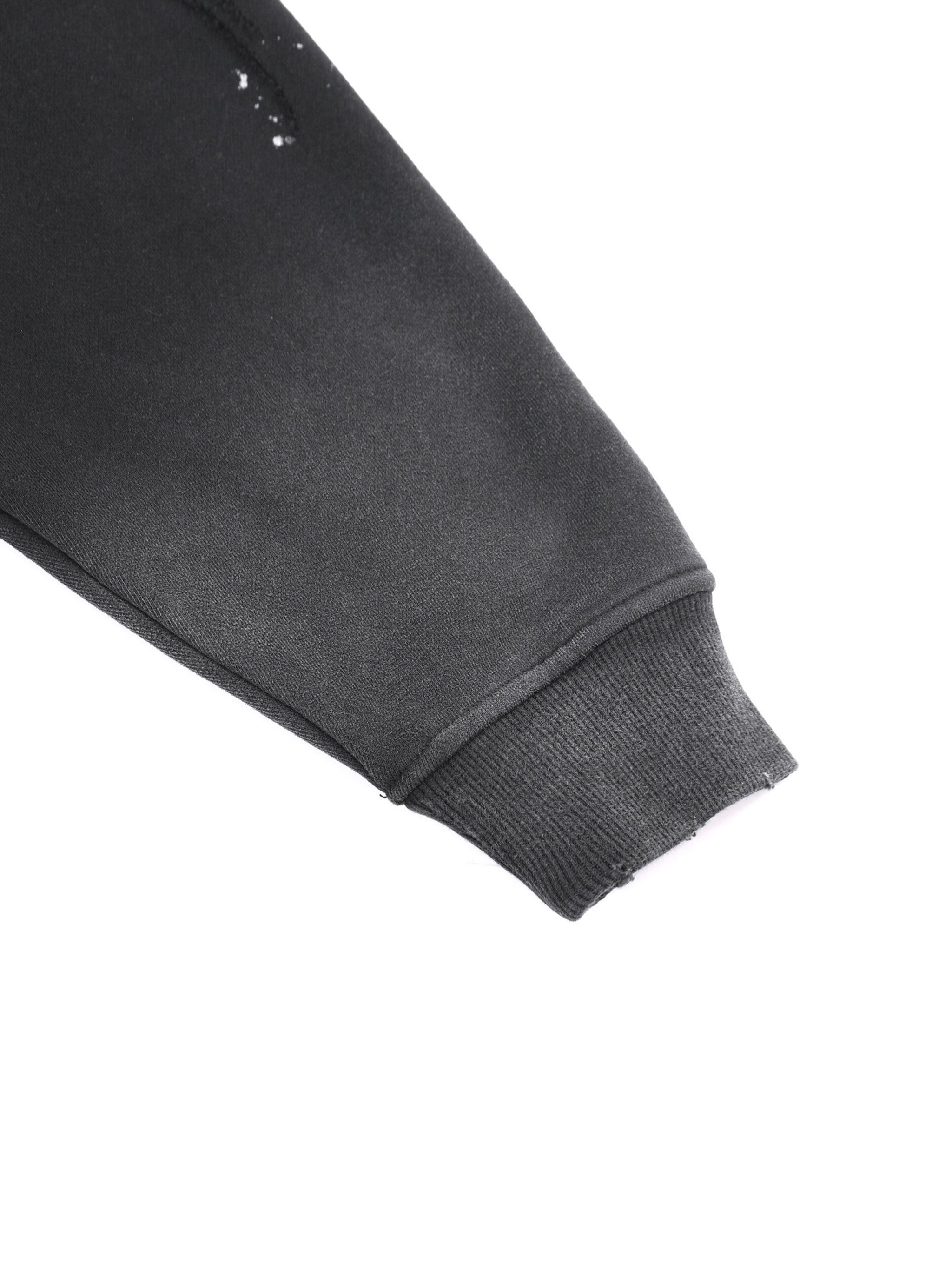 Vintage Washed Frayed Fleece Superhot Logo Hoodie