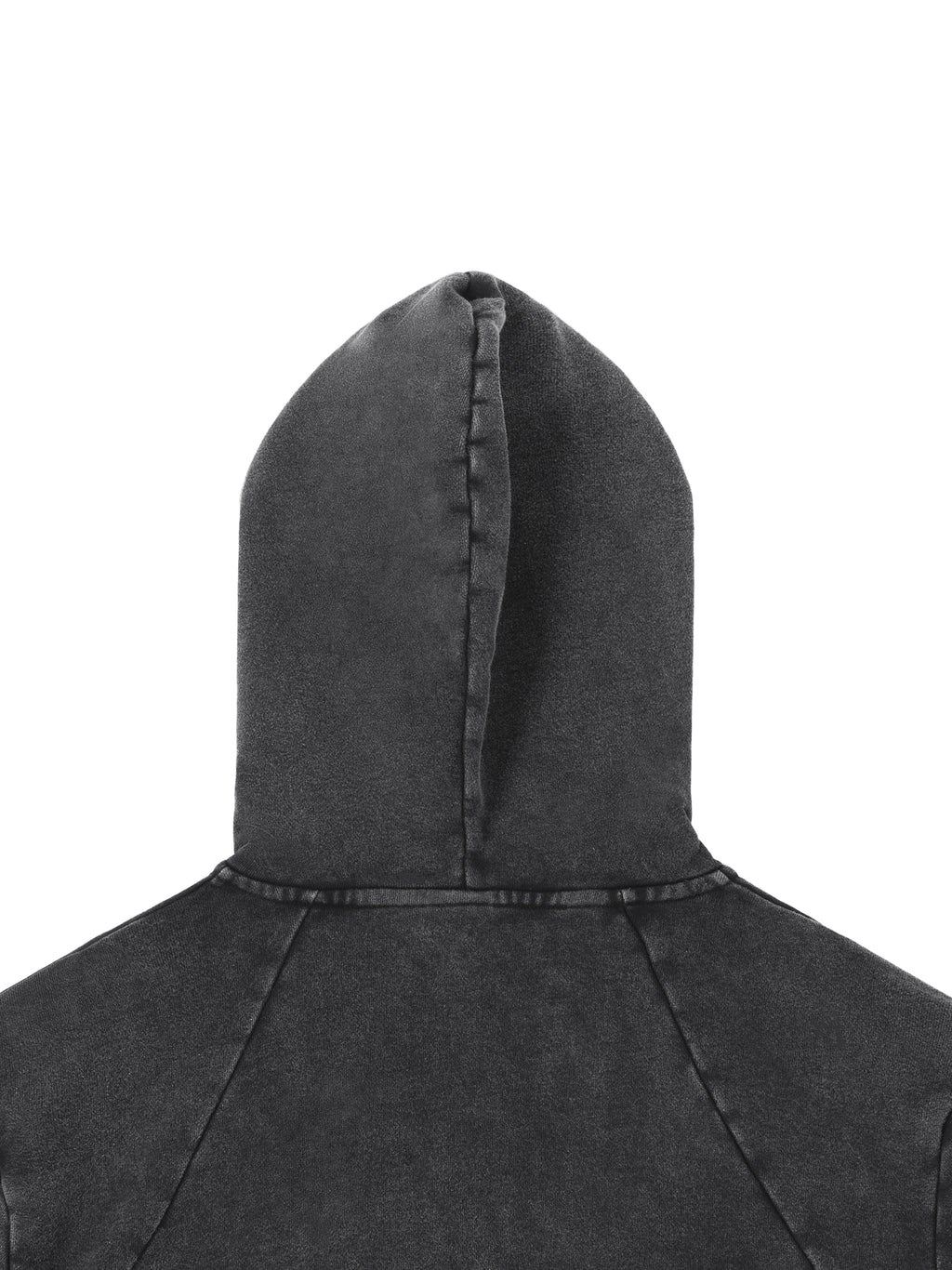 Vintage Washed Raw Edge Superhot Script Logo Hoodie