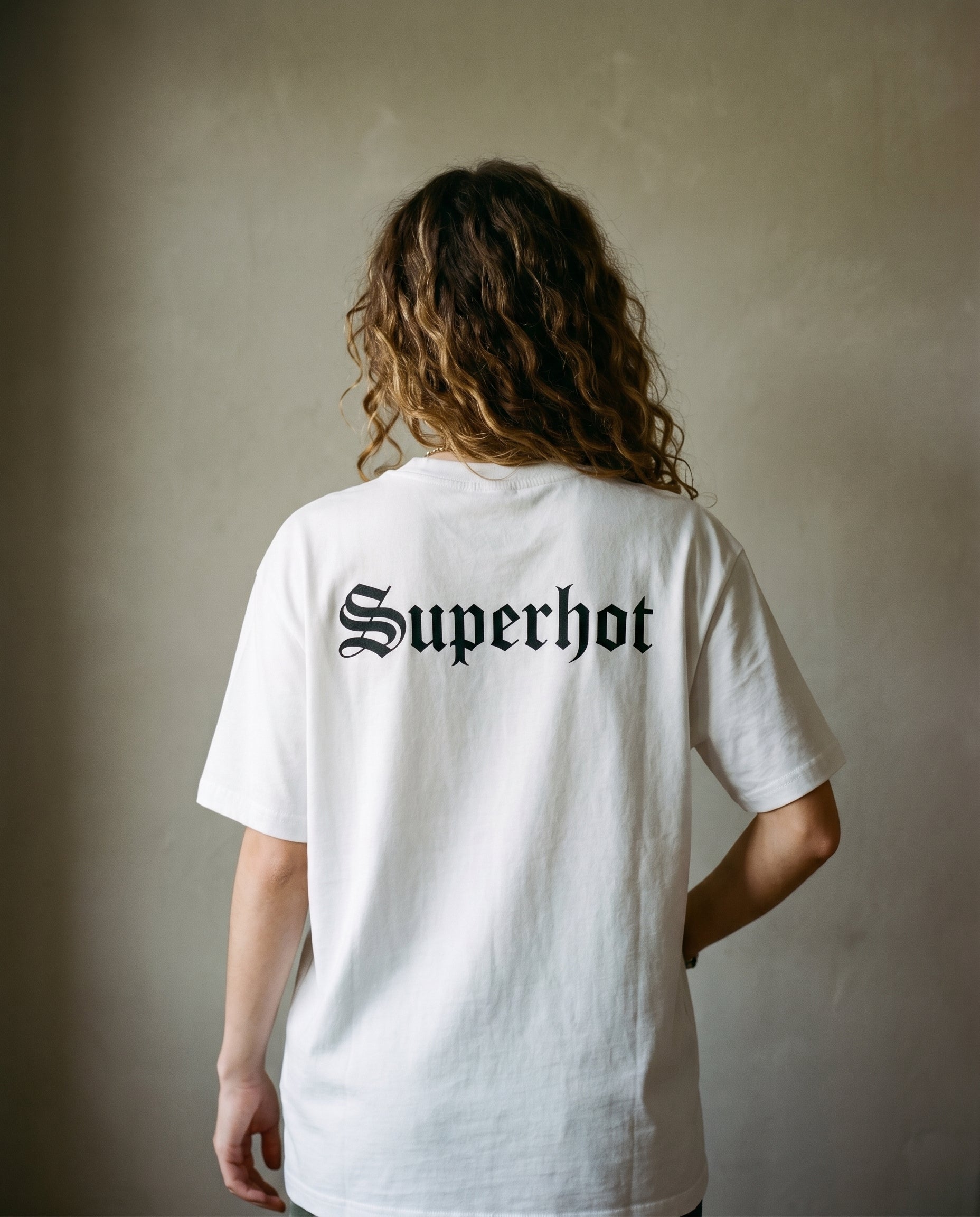 Vintage Washed White Figure Study Tee - Unisex T-Shirt