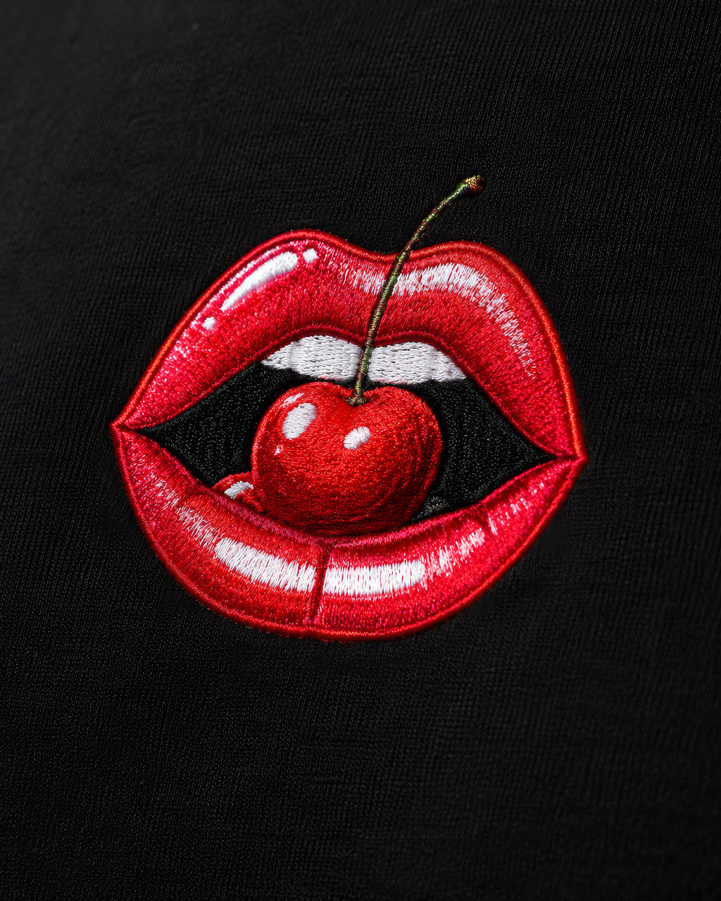 Women's Cherry Kiss Crop Top T-Shirt