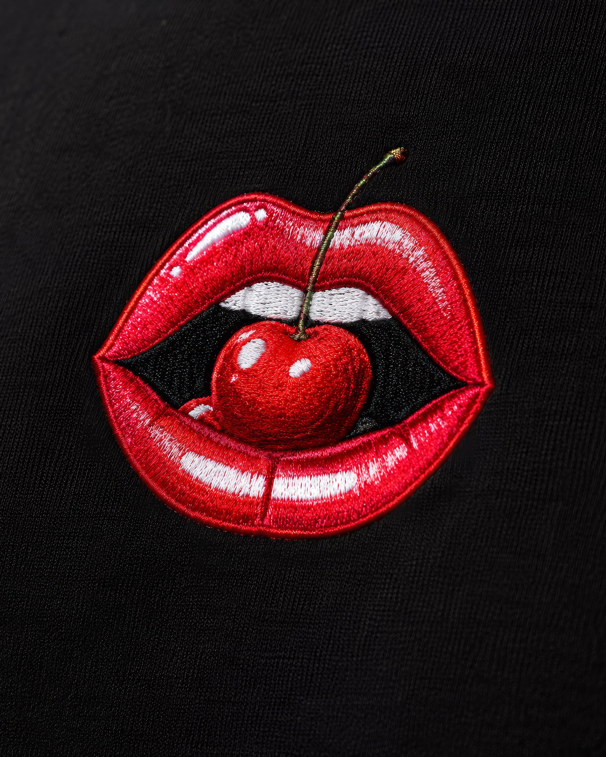 Women's Cherry Kiss Crop Top T-Shirt