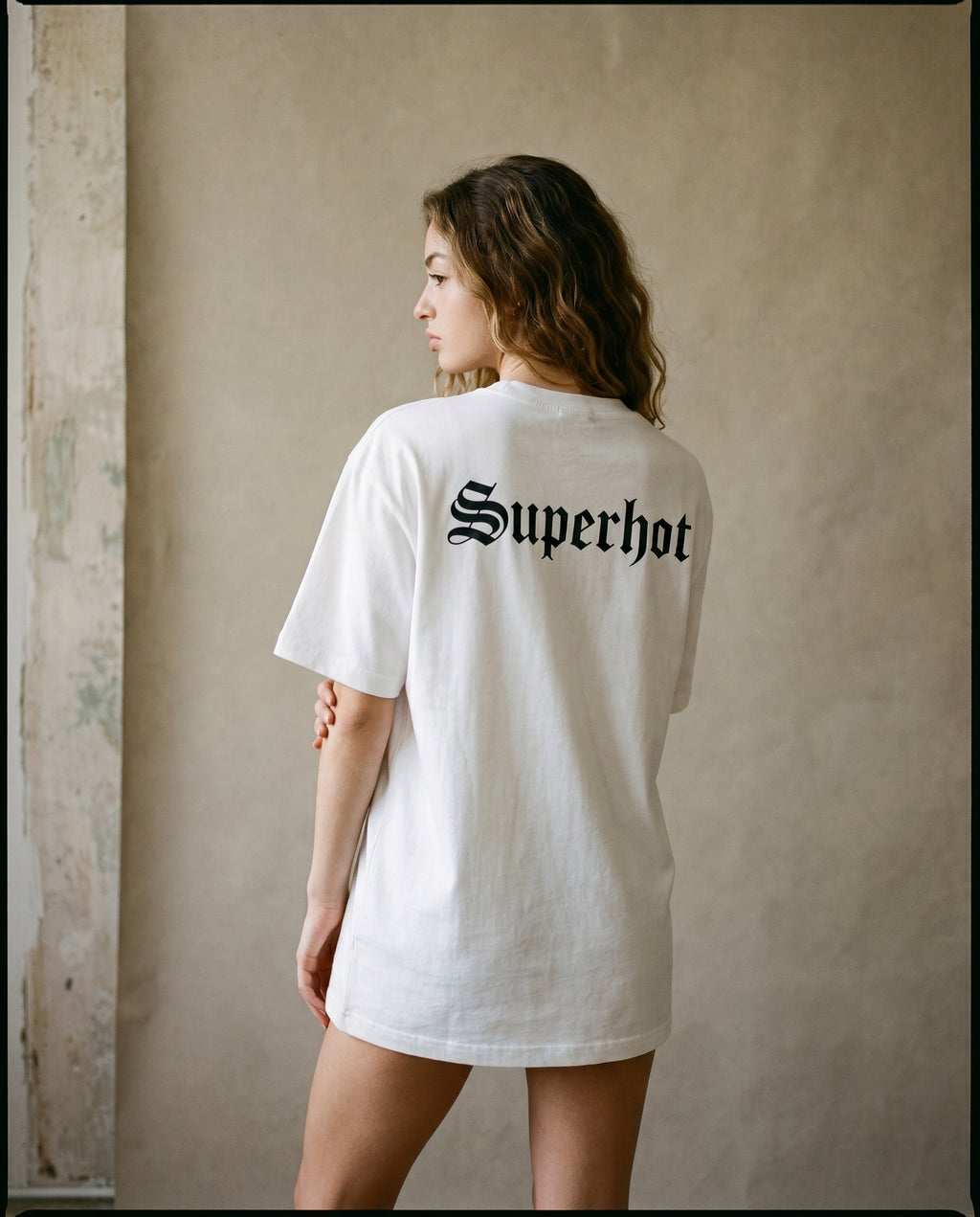 Vintage Washed White Figure Study II Tee - Unisex T-Shirt