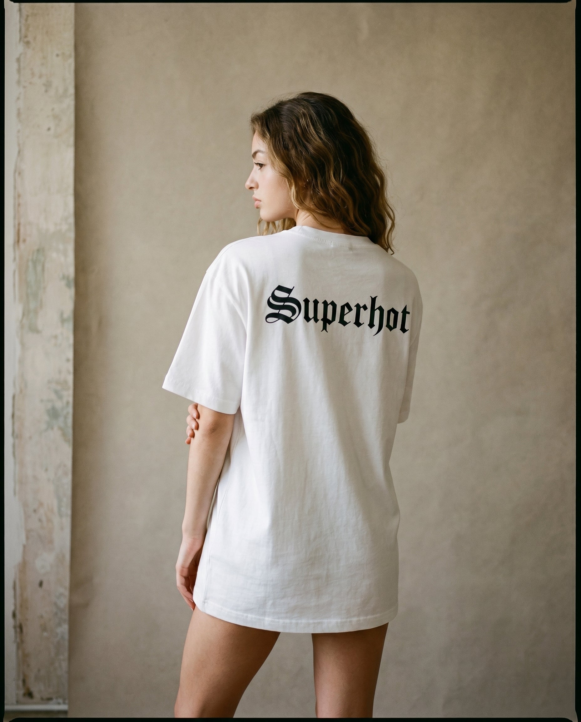 Vintage Washed White Figure Study II Tee - Unisex T-Shirt