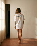 Vintage Washed White Figure Study Tee - Unisex T-Shirt